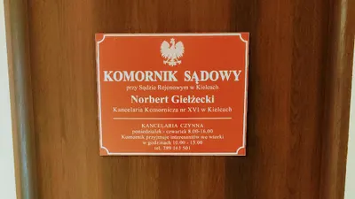 Komornik Kielce - Norbert Giełżecki - Komornik Sądowy